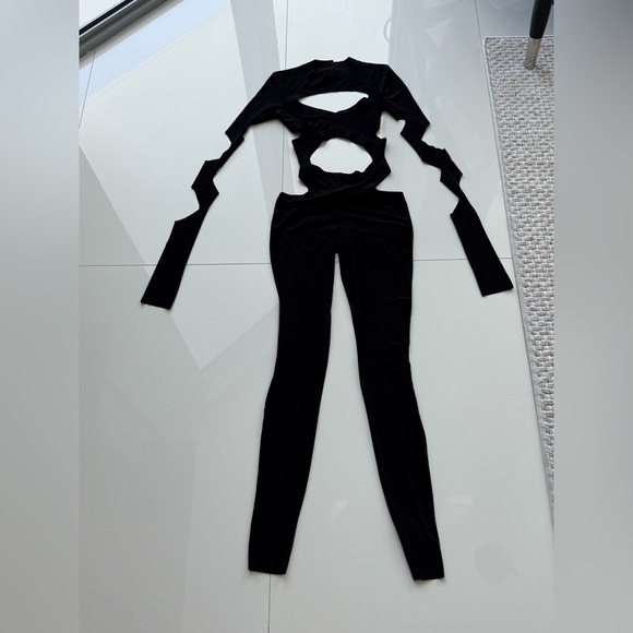 Norma Kamali Pants - Norma Kamali cutout jumpsuit